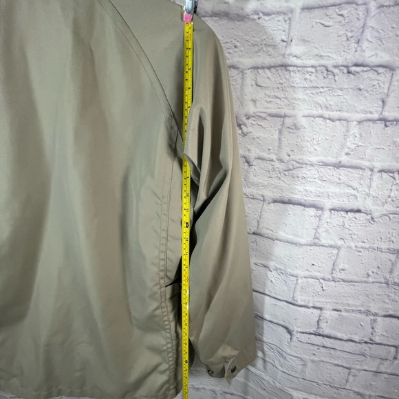 Tan Harrington Jacket Mens Zip Front Classic Style Outerwear Size Large - Picture 7 of 16